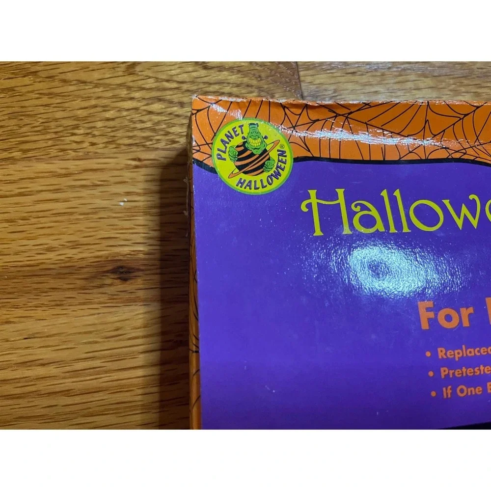 2004 Planet Halloween 50 Orange Lights String to String Indoor Outdoor
